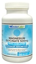 Wonder Laboratories Magnesium Glycinate 500mg, 100% Chelated for Superior Absorption, Non-GMO, NO Gluten Dairy Soy, Supports Muscle, Joint, and Heart Health (120)