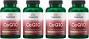 Swanson CoQ10 Cardiovascular Brain Energy and Heart Health Antioxidant Support Suplemento 200 mg 90 cápsulas (4 Pack)