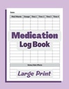 Libro de Registro de Medicamentos: Simple Logbook para registrar medicamentos, vitaminas y/o suplementos diarios. Lograr múltiples dosis y efectos secundarios. 8.5x11 Píldora de Píldoras ... y Todas las Edades o Enfermeras/Caregivers. Purple.