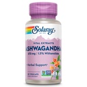 SOLARAY Vital Extractos Ashwagandha 470mg - Powerful Adaptogen - Ashwagandha Suplementos w/ 7mg Withanolides, Wellness Support, Vegan, Non-GMO, Lab Verified, 60-Day Guarantee, 60 Servings, 60 VegCaps