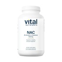 Vital Nutrients NAC 600mg ← N-Acetyl Cysteine Silencio Vegan NAC Suplemento Silencio Antioxidante para Sinus, Liver, Immune, y Salud Respiratoria*  Gluten, Dairy, Soy Free ← 200 Capsules