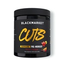 BLACKMARKET CUTS Pre Workout – Thermogenic Energy & Focus Powder for Hombres &amp; Mujeres, Fat Metabolism, Muscle Definition, Creatine Free, 30 Servings (Fruit Punch)