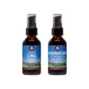 WishGarden Herbs Healthy Breathing Bundle - Deep Lung Bronchial Support Lung Cleanse &amp; Detox Respiratory Tonic Supports Long-Term Lung Resilience and Better Lung Efficiency, 2oz Bundle
