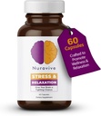 Relajación del estrés, Suplemento de enfoque mental, cápsulas de limón con Ashwagandha para hombres/mujeres, soporte de bienestar diario, píldoras Ashwagandha con Ginseng, manzanilla &amp; Más, 60 cápsulas