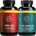 Suplemento de magnesio " Suplementos para mujeres y hombres por Primal Harvest Bundle