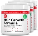 iRestore Hair Growth Supplement – Natural DHT Blockers &amp; Multivitamin Blend – Vegan, Non-GMO, 90 cápsulas – Soporta el cabello grueso, más fuerte para hombres y mujeres – 3-Pack
