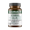 NutraMedix Vitamina D3 y K2 Immune Support Suplemento para Hombres de Mujeres - Ayuda a la Salud del Corazón - Puede Ayudar con Metabolismo Calcio (90 cápsulas)