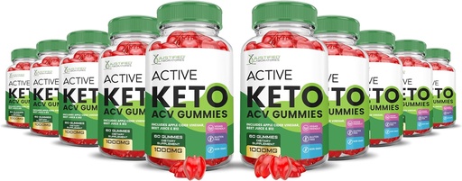 (10 Pack) Active Keto ACV Gummies Advanced Formula 1000MG ActiveKeto Keto Gummies Apple Sider Vinegar Formulado con Pomegranate Beet Juice Powder B12 Vegan Non GMO 600 Gummys