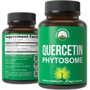 Peak Performance Ultra Pura Quercetina Phytosome Vegan Capsules - Rich Sophora Japonica Extract for Max Absorption Now. Quercetin 250mg Suplemento cápsulas. Made in USA