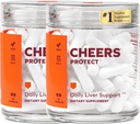 Saludos Protege Silencio Daily Liver Suplemento para Bebedores con L-Cysteine + DHM TENIDO Aumentar los niveles de Glutathione TEN 60 Doses ANTE Cysteine, Dihydromyricetin, Milk Thistle, Prickly Pear, B-Vitamins, Ginger