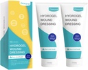 Dimora 2 Packs 6oz Hidrogel Primeros Aument, Burn Injory Soothing Gel, Skin Repair Cream for Emergency Burn, Postoperative Incisions, Bruises, Debridement Wound Care