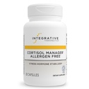 Terapéutica Integrativa Cortisol Manager Allergen Free - Adrenal Health Support Supplement for Healthy Stress Response* - Vegan, Non-Dairy &amp; Gluten-Free - 90 Capsules (45 Servings)