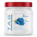 Nutrición metabólica, TAG, Glutamina de Alanyl Trans, Pólvora de Péptidos de L-Glutamina 100%, Suplemento de entrenamiento de postes intra, 400 gramos (40 servidos) (Blue Raspberry)