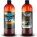TheraSilver-TheraSilver Labs ACS 225-Advanced Colloidal Silver Liquid-225 PPM-Pure Bioactive Nano Partículas para Immune Support-32 Oz-Family Tamaño