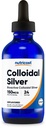 Nutricost Colloidal Silver 4oz - Cobalto Blue Glass Bottles, Bio-Active Colloidal Silver