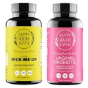 Happy Healthy Hippie Vaginal Probiotics for Women &amp; Pick Me Up Natural Energy Pills