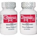 Investigación cardiovascular 120 Softgels 125 mg Vitamina E Annatto Tocotrienols Pure DeltaGOLD, 90% Delta y 10% Gamma, 2 Botellas 60 Gels Soft Cada (ANNATOC)