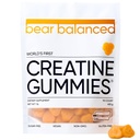 Gummies de la creatina equilibrada para hombres y mujeres - Creapure® Monohidrato de crema, L-Theanine, L-Tyrosine &amp; B12 para el crecimiento muscular, fuerza, enfoque, energía &amp; salud - baja calorías, libre de azúcar, " Vegan