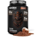 Birdman Falcon Performance Vegan Protein Powder, 31g Protein, 5g Creatine, 5g BCAA, Probiotics, Electrolytes, Pre Workout, Low Carb, Sugar Free &amp; Dairy Free, Plant Based Chocolate Protein -19 porciones