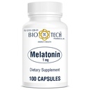 Bio-Tech Pharmacal Melatonin (1mg, 100 cápsulas)