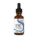 Buscando salud Vitamina D3 + gotas K2 - Vitamina Líquida D &amp; K soporta la función del sistema inmunológico &amp; Bone Health - Ayudas Calcium Absorption - Ayudas Healthy Blood Flow & Circulation - 1 Fl oz (30 ML)