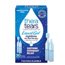 TheraTears Liquid Gel Nighttime Lubricating Eye Drops for Dry Eyes, Single-Use Vials, 30 Count