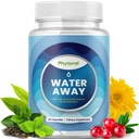 Píldoras de retención de agua para hombres y mujeres - Suplementos herbarios diuréticos - Suplemento de retención fluida con el extracto de hoja de dandelión " Té verde para el alivio de ruborización - Píldoras para la hinchazón de pies de pierna - 60 condes