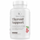 Thyroid Support - Advanced Formula with Iodine, Supports Metabolism & Energy, Supports Healthy Thyroid. Suplemento de tiroides no transgénico - 60 cápsulas