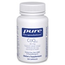 Encapsulaciones puras CoQ10 30 mg ← Coenzima Q10 Suplemento de Energía, Antioxidantes, Salud Cerebro y Celular, Cognición y Apoyo Cardiovascular*  120 cápsulas