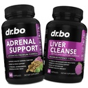 Soporte Adrenal Cortisol &amp; Liver Cleanse Detox Suplemento - Adrenal Fatigue Suplementos para Cortisol Health - Liver Gallbladder Care Formula Capsules &amp; Natural Milk Thistle Dandelion Suplementos
