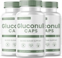 SPRESSO (3 Pack) Gluconull Capsules, Gluco Null Glyco Optimizer, Gluco Null Natural Blood Vessel Cleaner, Gluconull for Natural Health (180 cápsulas)