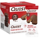 Quest Nutrition Peanut Butter Cups, 11g Protein, 1g Sugar, Low Carb, Gluten Gratis, Keto Friendly, 12 Cuenta