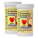 NILDLIFE ESSENTIALS ChildBiotics with Colostrum- Probiotics for Kids, Probiotics for Digestive Health, Chewables, Children's Probiotic, Colostrum for Kids - Natural Berry, 92 Tablets (Pack of 2)