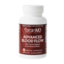BRAINMD Advanced Blood Flow - 60 cápsulas veganos - Nitric Oxide Support for The Brain & Body - Gluten Free - 30 Actuaciones