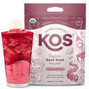 KOS Organic Beet Root Powder, USDA Certified - Superfood Plant Based Beetroot Ingredient for Stamina Increasing, Circulation - Non-GMO, Soy &amp; Gluten-Free, 50 Servings Bag