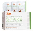 24 CT Caja de Agitación Orgánica - Agitación de Proteína de Planta Vegan y Reemplazo de Comida - Por 310 Nutrición - Gluten, Leche y Soy Gratis - 0g de Sugar ← Keto y Paleo Friendly (Salted Caramel)