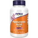 AHORA Suplementos de alimentos, ácido hialurónico 50 mg con MSM, soporte conjunto*, 120 cápsulas de verduras