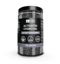 Ingredientes originales puros Carbón activado (730 cápsulas) No hay magnesio o rifles de arroz, siempre puro, lab verificado