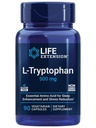 La extensión de vida L-Tryptophan, 500 mg, fomenta niveles de serotonina saludables y promueve el sueño saludable, el humor, la respuesta al estrés " Satiety, Gluten-Free, Non-GMO, Vegetarian, 90 cápsulas