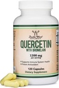 Quercetina con Bromelain - 120 Conde (1,200mg Servings) Immune Health Capsules - Supports Healthy Immune Funciones en Hombres y Mujeres (Vegan Safe, Third Party Tested, Gluten Free) by Double Wood