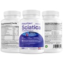 Avanzado Sciatic Nerve Support Relief: Alfa Lipoic Acid - 18 en 1 Sciatica Suplementos - Complejo de vitamina B - Hecho en EE.UU. (120 Cuenta (Pack of 1))