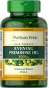 Puritans Pride Evening Primrose Oil 1000 Mg Con Gla, 120 Conde
