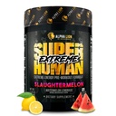 ALPHA LION Superhuman Extreme High Stim Pre Workout Powder, Beta Alanine, L-Taurine &amp; 356mg Tri-Source Caffeine for Sustained Energy, Nitric Oxide & Citrulline for Pump (21 Servings, Slaughtermelon)