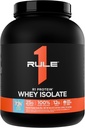 Regla 1 R1 Proteína Whey Isolate - con 25g Protein & 6g BCAA Exclusivamente de Fuentes hidrolizadas de recuperación de entrenamiento (5 libras*, Cereales Frutas)