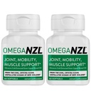 Original Omega-3 Suplemento de soporte conjunto, Mejor Alivio Natural del Musculo, Aceite de Mussel de color verde, 120 Softgels, No Fishy Aftertaste
