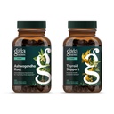 Gaia Herbs Ashwagandha Root - Made with Organic Ashwagandha Root - 120 Vegan Liquid Phyto-Capsules & Thyroid Support - Support Healthy Metabolic Balance and General Well-Being - 120 Vegan Liquid Phyto