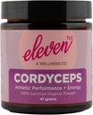 Once TLC - Cordyceps Mushroom Powder ← 100% Orgánica Silencio Athletic Performance + Energía US Grown ← GMO Free ← No - Reactive Glass Container TEN 41g ANTE 20 Servings