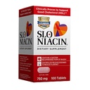 Niacina de liberación controlada de poligel Slo-Niacin, 750 mg, 100 tabletas