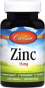 Carlson Labs Zinc, 15 mg, 250 Tablets