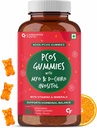 Kavir PCOS Suplementos para Mujeres con 40:1 Ratio de Myo & D Chiro Inositol Fortalecido con PCOS Vitaminas &amp; Minerales - Orange Flavour - 60 Gag Gummies